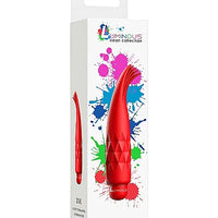 Zoe - ABS Bullet With Silicone Sleeve - 10-Speeds - Red