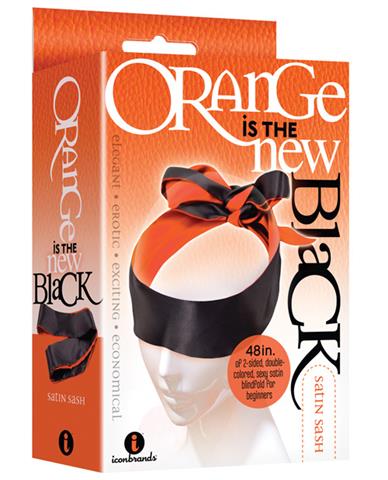 Orange Is The New Black - Satin Sash, Reversible Blindfold/Restraint