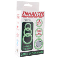 Enhancers Glow In The Dark Cock Ring Set
