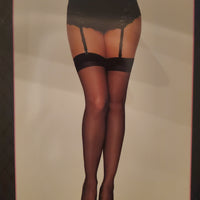 Sheer Stockings in OS Black