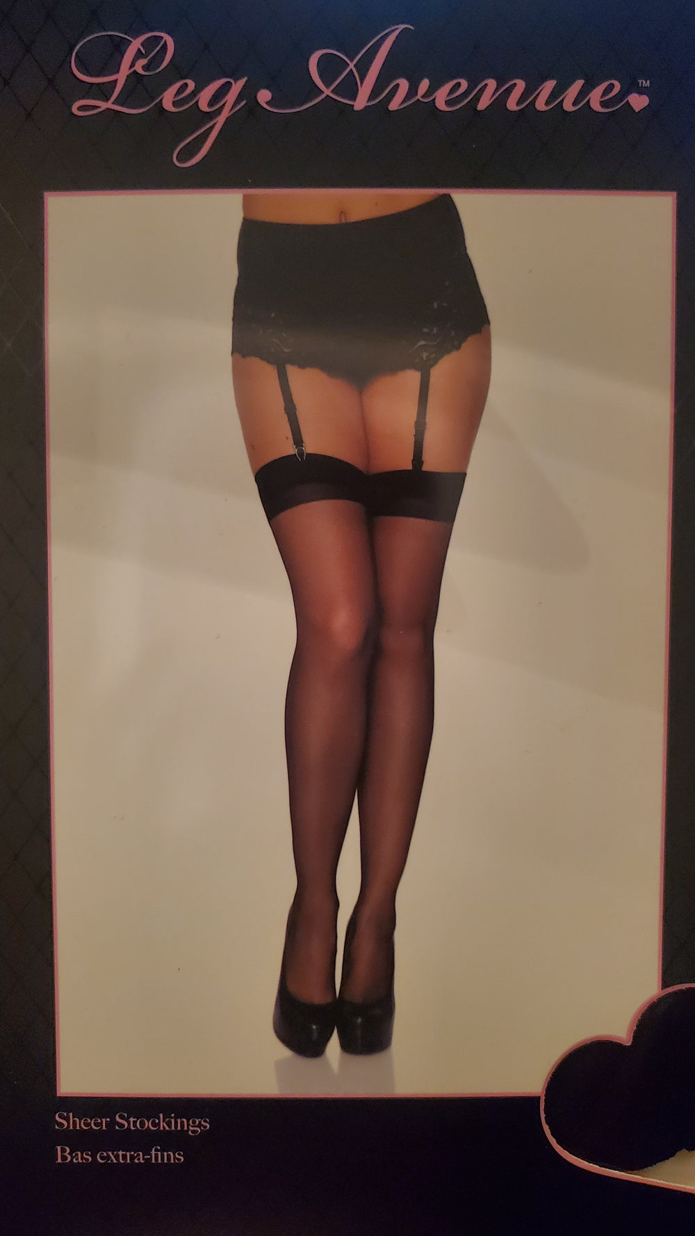 Sheer Stockings in OS Black