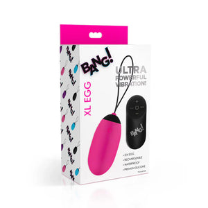 21X XL Silicone Vibrating Egg - Pink