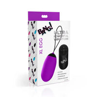 21X XL Silicone Vibrating Egg - Purple