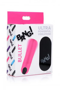 Vibrating Bullet with Remote Control Pink