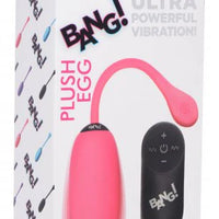 Remote Control 28X Silicone Plush Egg - Pink