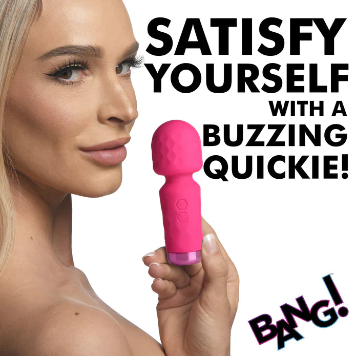 Bang! 10X Mini Silicone Wand - Pink