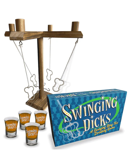 Swinging Dicks Drinking Game & Shot Glasses