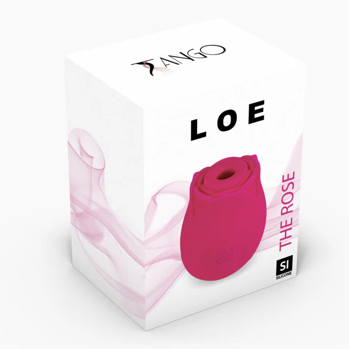 LOE The Rose Premium Suction Stimulator neon pink