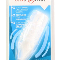 Textured Stimulation Enhancer Penis Sheath in Clear