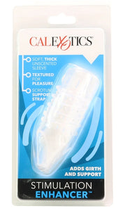 Textured Stimulation Enhancer Penis Sheath in Clear