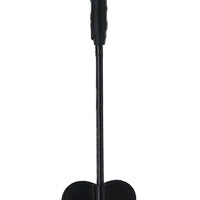 Leather Mini Spade Paddle in Black