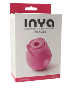 Inya The Rose Rechargeable Suction Vibe in Pink