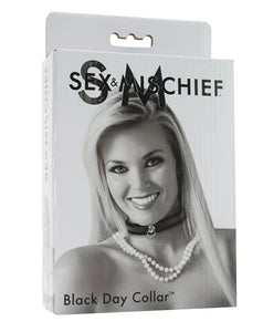 Sex & Mischief Black Day Collar