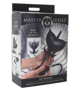 Master Series Ass Bound Anchor Inflatable Anal Plug