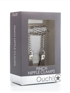 Ouch! Pinch Nipple Clamps-Metal