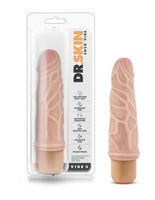 Dr. Skin Vibe 3 - 7.25 Inch Vibrating Cock in Beige
