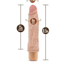 Dr. Skin Vibe 10 - 8.5 Inch Vibrating Cock