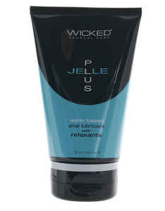 Wicked Jelle Plus Water Based Anal Lube in 4oz/120ml