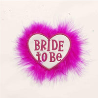 Bride to be Heart Button