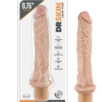 Dr. Skin Vibe 8 - 9.75 Inch Vibrating Cock - Beige