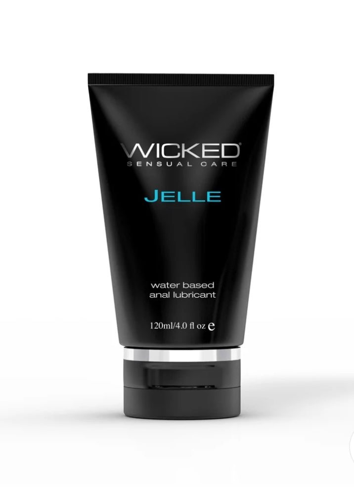 Wicked Jelle Water Based Anal Lube 4oz