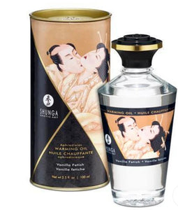 Shunga Aphrodisiac Warming Oil in Vanilla Fetish