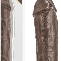 Dr. Skin - Mr. Savage - 11.5 Inch Dildo with Suction Cup - Chocolate