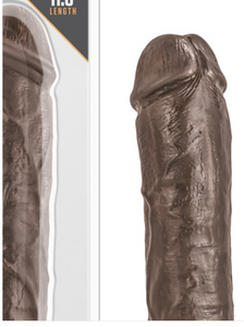 Dr. Skin - Mr. Savage - 11.5 Inch Dildo with Suction Cup - Chocolate