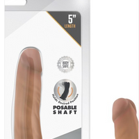 Dr. Skin Silicone - Dr. Lucas - 5 Inch Dong with Suction Cup - Mocha