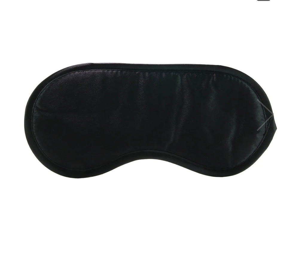 Sex & Mischief Satin Blindfold in Black