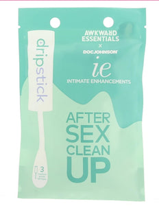 After Sex Clean Up Drip Stick 3 Pack
