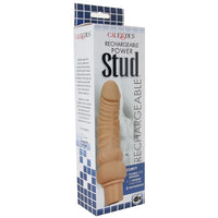 Power Stud Rechargeable Curvy Vibe in White CalExotics