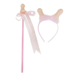 BACHELORETTE PARTY PENIS HEADBAND AND WAND