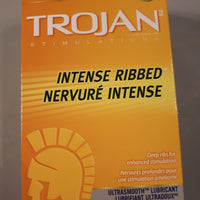 Trojan Intense Ribbed 12 pk