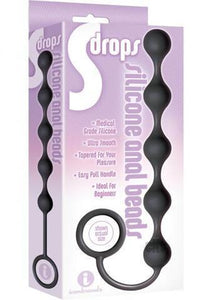 S Drops Silicone Anal Beads Smooth or Textured