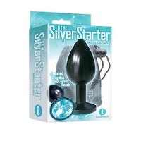 The Silver Starter black & aqua Anal Jewel