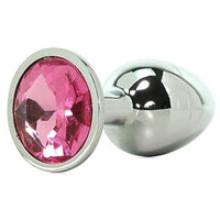 The Silver Starter in Round Pink Anal jewel
