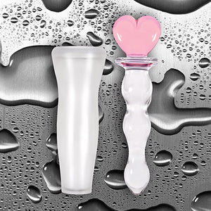 Ns Novelties Crystal Heart of Glass, Pink