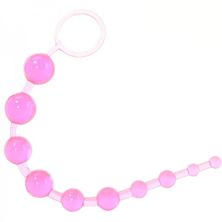 X-10 Anal Beads in Pink