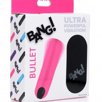 Vibrating Bullet with Remote Control Pink