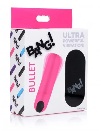 Vibrating Bullet with Remote Control Pink