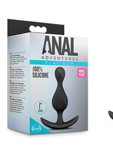 Anal Adventure Platinum Wave Plug