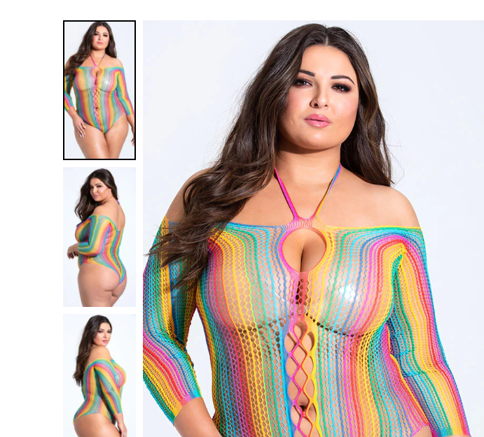 Living In Color Rainbow Bodysuit