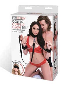 Collar, Cuffs & Leash Set