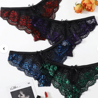 Floral Lace Panty ass colours and sizes