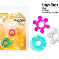 Smitten 3pk King's Rings