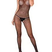 black Rene Rofe Quarter Crochet Net Corps Chaussette os