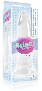 Diclets 7" Clear and pink