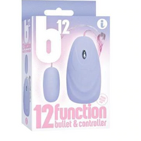 B12 Bullet, 12 Function bullet and remote, Baby Blue