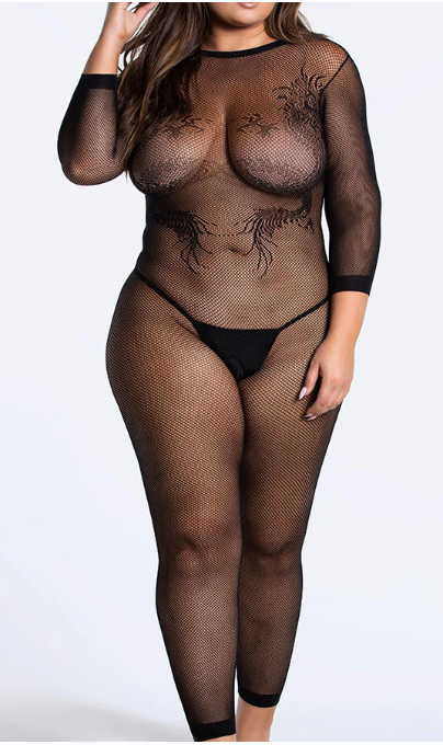 Plus Size Unleash Me Bodystocking